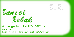 daniel rebak business card